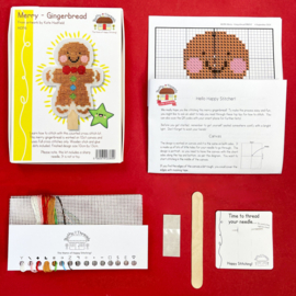 Borduurpakket Kate Hadfield - Merry Gingerbread
