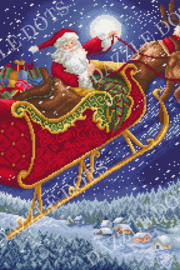 LT20 Santa Sleigh - Diamond Painting - Letistitch