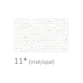 Lugana 25ct 11 (48 x 68 cm) - Zweigart - Glitter Wit