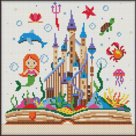BORDUURPAKKET - The fairy tale of The Little Mermaid - Het sprookje van de Kleine Zeemeermin - 2193