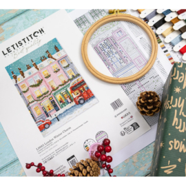 Borduurpakket LETI 9983 - London Winter - Londense Winter - Leti Stitch