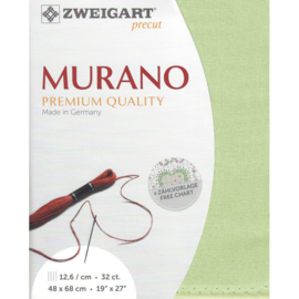 Murano 32ct 6083 (48 x 68 cm) - Zweigart - Olijf (licht)
