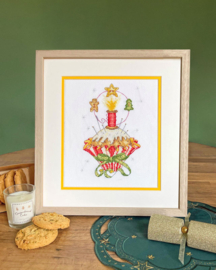 Borduurpakket Sally King - Christmas Trimmings - Bothy Threads