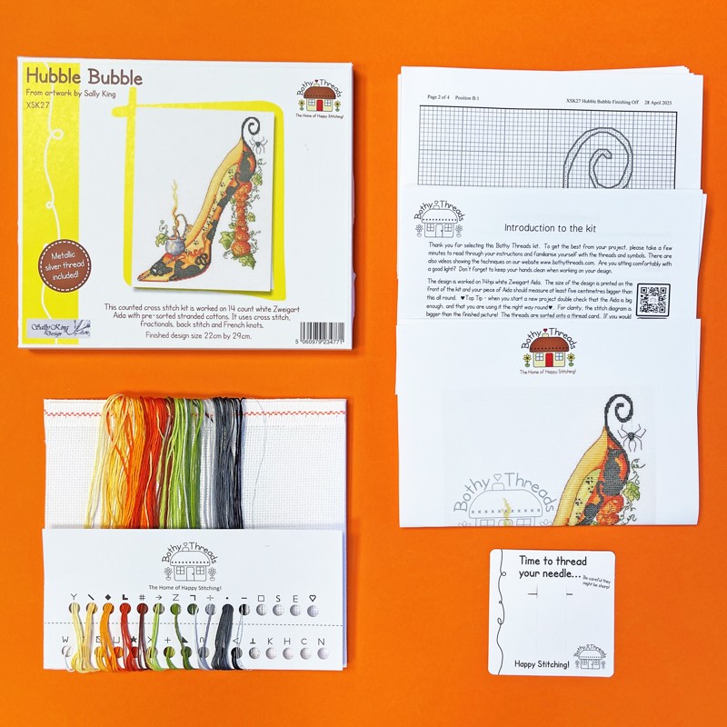 Borduurpakket Sally King - Hubble Bubble - Bothy Threads