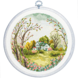BC219 Borduurpakket Luca-S - Spring - Lente (inclusief ring) Seizoenen
