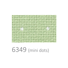 Lugana 25ct 6349 (48 x 68 cm) - Zweigart - Mini Dots Green
