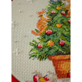 AHM-090 Borduurpakket ABRIS ART - The naughty cats - De Stoute Katten
