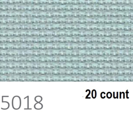 PREMIUM PRECUT AIDA - 48X53CM - (5018) AQUA 20 count