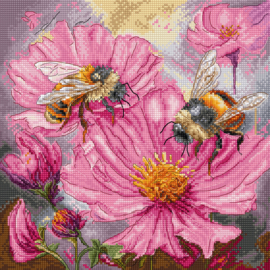 Borduurpakket LETI 9933 - Honey Blooms - Honing Bloemen