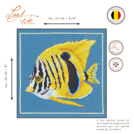 Animals - Gele zebravis (weefstof)