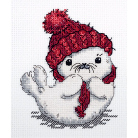 Borduurpakket Seal In a Hat - PANNA
