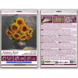 AM269 KRALEN BORDUURPAKKET Homely sunflowers - Huiselijke Zonnebloemen