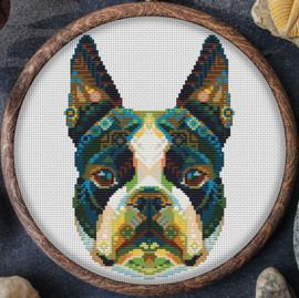 BORDUURPAKKET BOSTON TERRIER C685