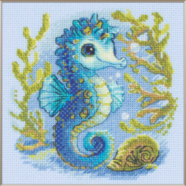 A1038 - Borduurpakket Baby Sea Horse