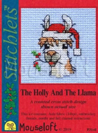 Borduurpakketje MOUSELOFT - The Holly and the LLama