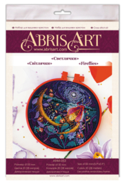 AHM-053 Borduurpakket ABRIS ART - Fireflies - Vuurvliegjes