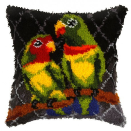 KNOOPKUSSEN ORCHIDEA -  PARROTS 40 x 40 cm