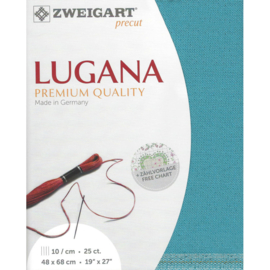 Lugana 25ct 6136 (48 x 68 cm) - Zweigart - Metallic Blue