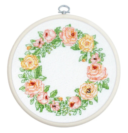 BC111 Borduurpakket Luca-S - The Elegance of Roses - De elegantie van de Rozen - met ring