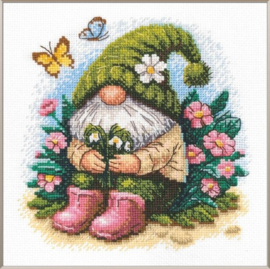 A1042 - Borduurpakket Blossom Gnome - Aine