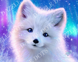 LDS-7037 Arctic Foxy - Diamond Painting - Letistitch (44.6 x 35.6)