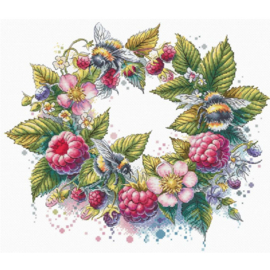 ANM-44 - Raspberries and bumblebees - Frambozen met Bijtjes - Andriana