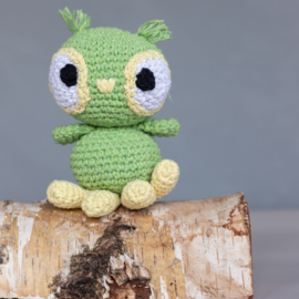 Owl TOMMY - eco barbante - Amigurumi (complete set inclusief haaknaald)