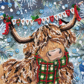 AM216 - KRALEN BORDUURPAKKET Christmas Buffel - ABRIS ART