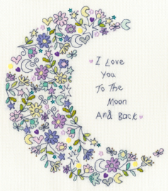 BORDUURPAKKET KIM ANDERSON - LOVE YOU TO THE MOON - BOTHY THREADS