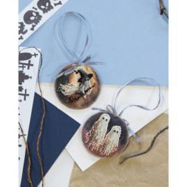 ABT042 KRALEN BORDUURPAKKET Decoratie Hanger - Boo!