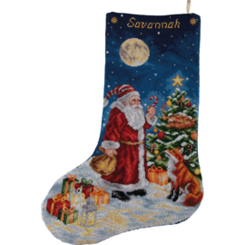 Borduurpakket Vervaco - Christmas stocking kit Ontmoeting op kerstavond -  PN-0246730