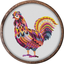 Borduurpakket Mandala Kip - 535 - Awesome Pattern Studio