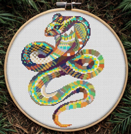 Borduurpakket Mandala Slang - 227 - Awesome Pattern Studio