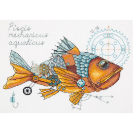 Borduurpakket Clockwork Fish - PANNA