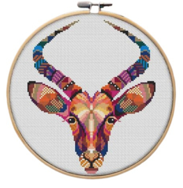 Borduurpakket Mandala Antilope - 277 - Awesome Pattern Studio