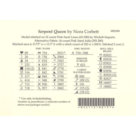 204 Serpent Queen - MIRABILIA DESIGNS (PATROON)