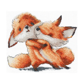 SANR-54 - Red foxes - Rode vossen - Andriana