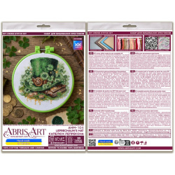 AHM-104 Borduurpakket ABRIS ART - Leprechaun's Hat - Kabouterhoed