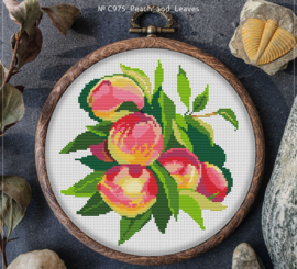 BORDUURPAKKET PEACH & LEAVES - C975