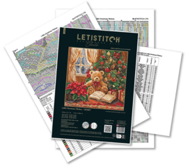 BORDUURPATROON LETI L460 - Christmas Wishes - Kerstwensen - (ALLEEN PATROON)
