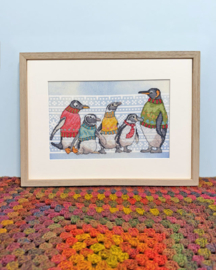 Borduurpakket Emma Ball - A Woolly Waddle - Bothy Threads