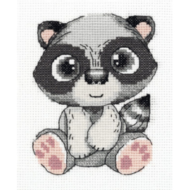 Borduurpakket Raccoon Tisha- PANNA