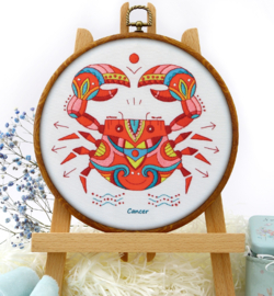 ZODIAC SIGNS - Embroidery (KREEFT)
