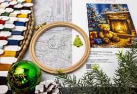 Borduurpakket LETI 9920 - Christmas is coming - Kerst komt eraan