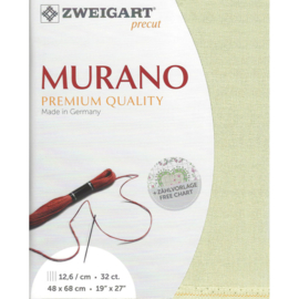 Murano 32ct 6047 (48 x 68 cm) - Zweigart - Limestone