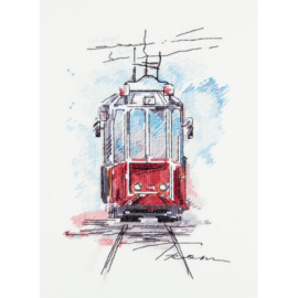 Borduurpakket City Tram - PANNA