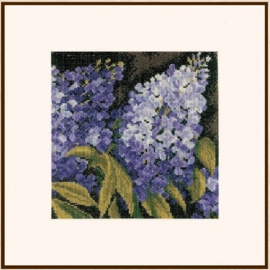 Borduurpakket Lanarte Home and Garden - Lilac - Sering