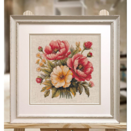 1733  Borduurpakket - Enchanting bouquet - OVEN
