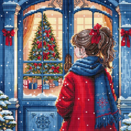 082 - Borduurpakket AVA Stitch - Christmas Hope - Hoop voor Kerst