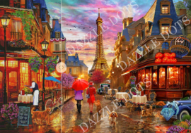LDS 7004 After the Rain, Paris - Diamond Painting - Letistitch (100 x 70)